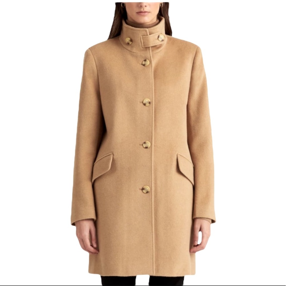 Lauren Ralph Lauren Balmacaan
Wool Blend Coat